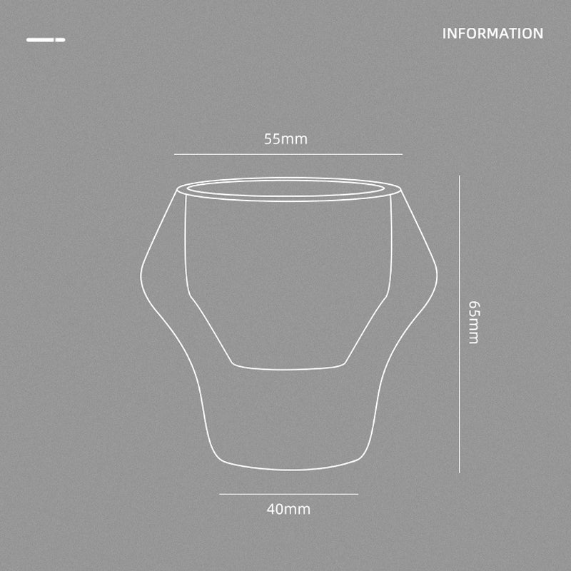 Espresso Double Layer Glass Cup