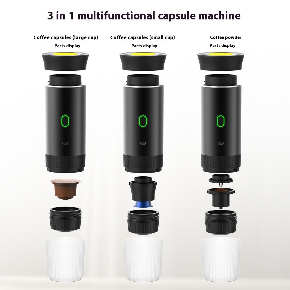 3 In1 Portable  Espresso Maker