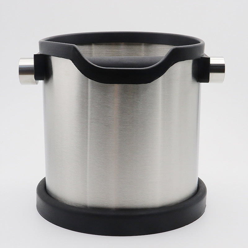 Cubo de acero inoxidable para posos de café