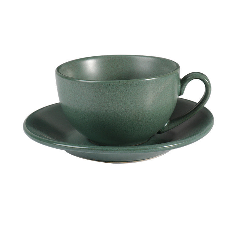 AuroraGlaze Artisan Latte Cup