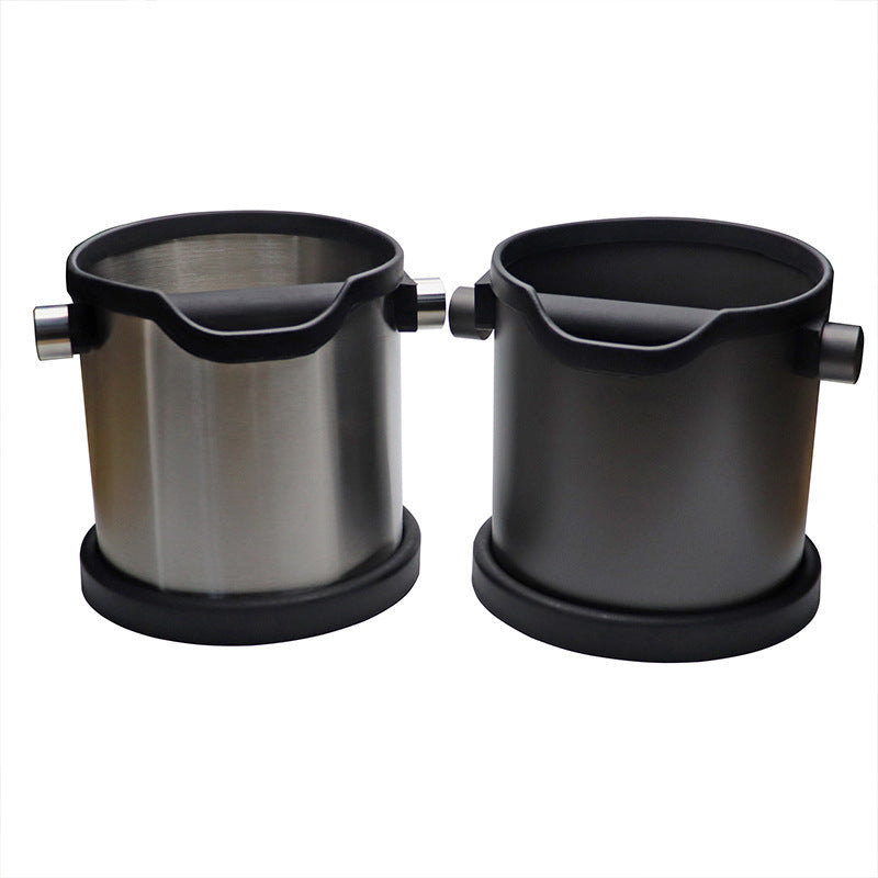 Cubo de acero inoxidable para posos de café
