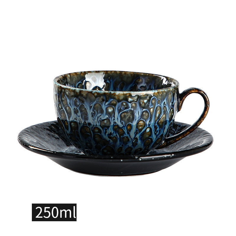 AuroraGlaze Artisan Latte Cup
