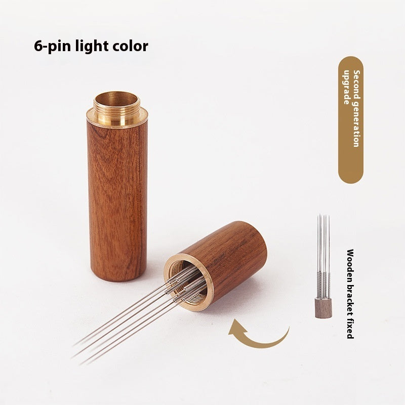 Solid Wood Coffee Stirring Powder Needle