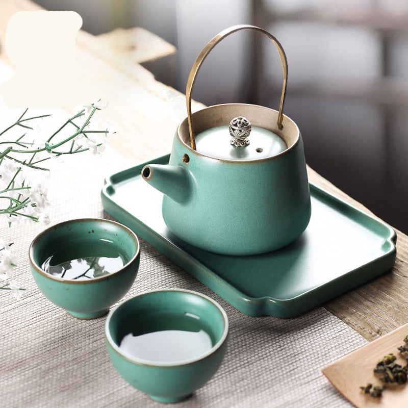 ZenCraft Minimalist Ceramic Teapot