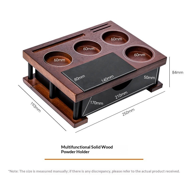 BaristaCraft™ Wooden Espresso Tamper Station