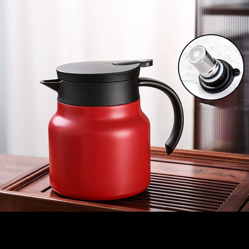 Hervidor de té de acero inoxidable de gran capacidad