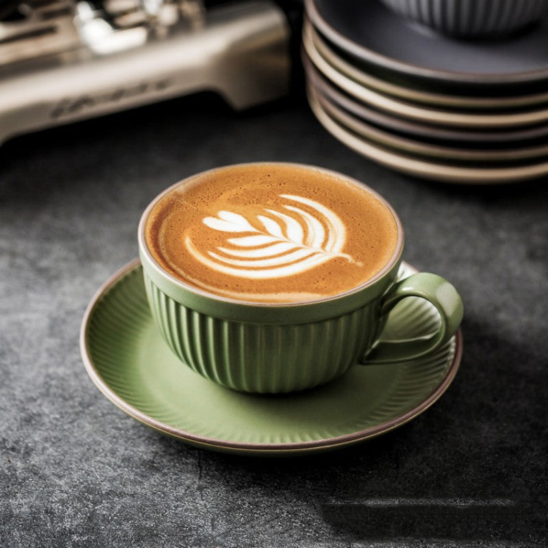 Vintage Ceramic Latte Cup
