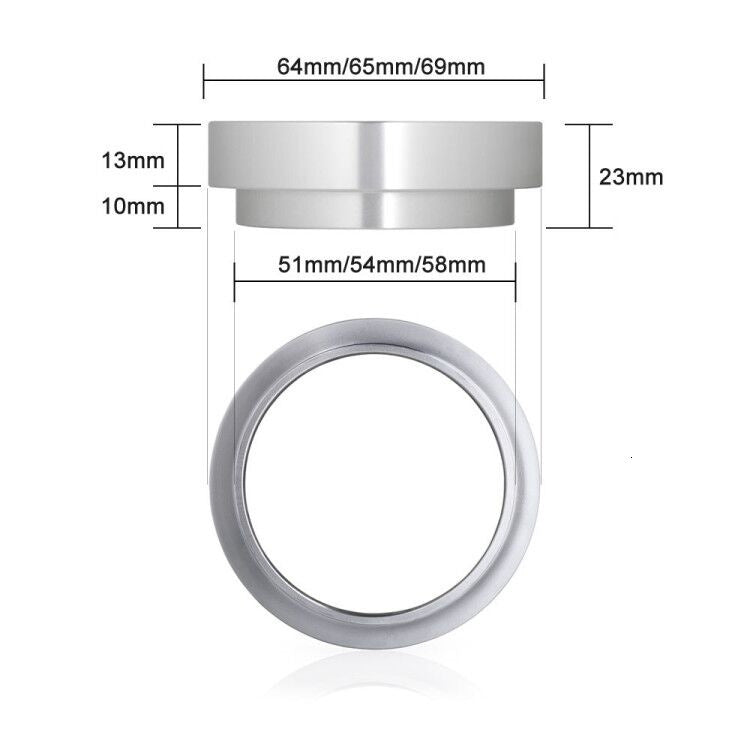 Espresso Aluminum Dosing Funnel