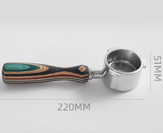 Color Wood Bottomless Portafilter