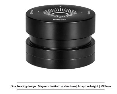 Black Double Bearing Coffee Distributor