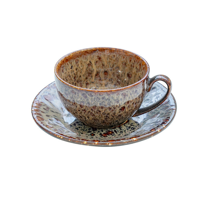 AuroraGlaze Artisan Latte Cup