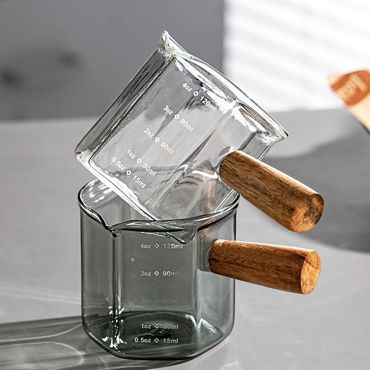 Glass Espresso Scale Cup