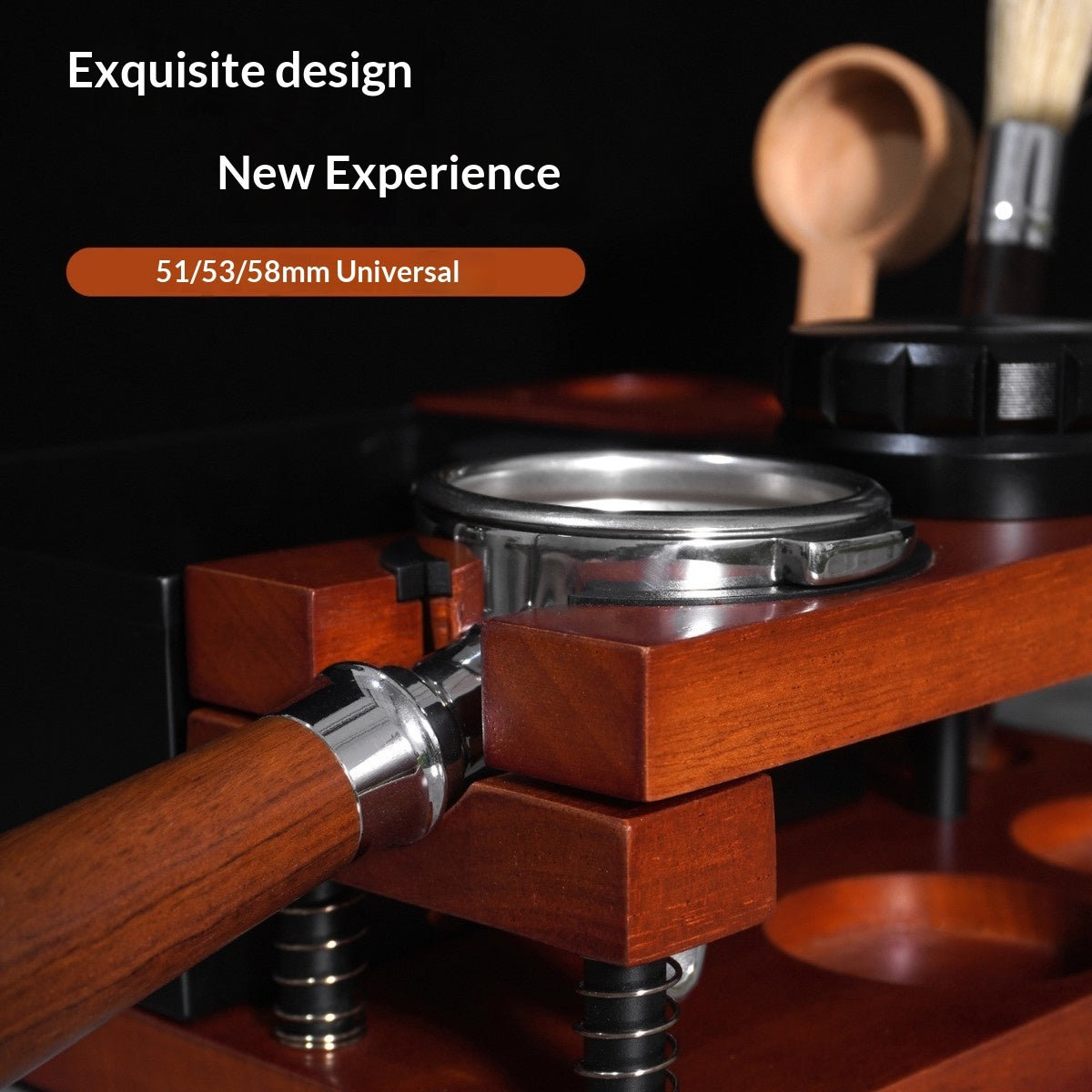 BaristaCraft™ Dual-Tier Espresso Tamper Station