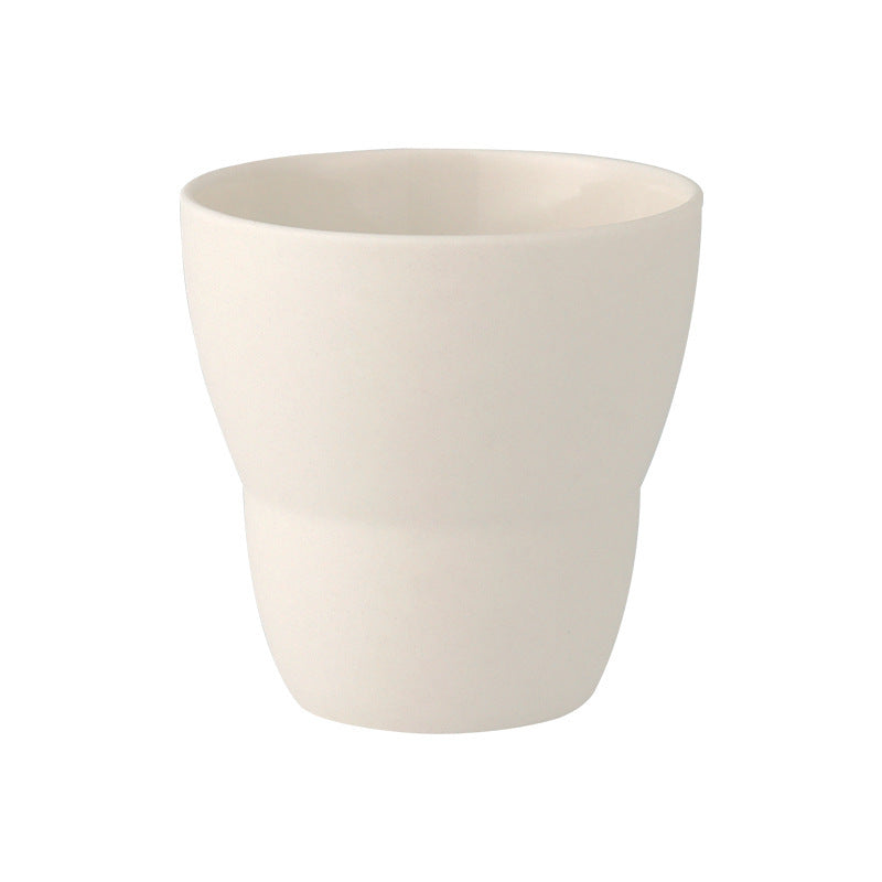 Flat white coffee cup