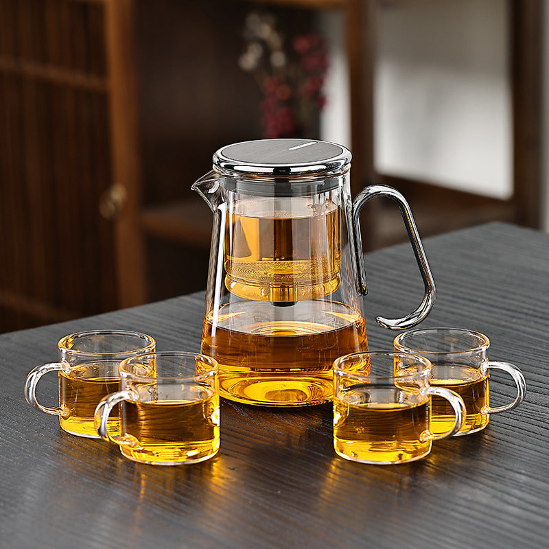 Heat Resistant Glass Magnetic Teapot