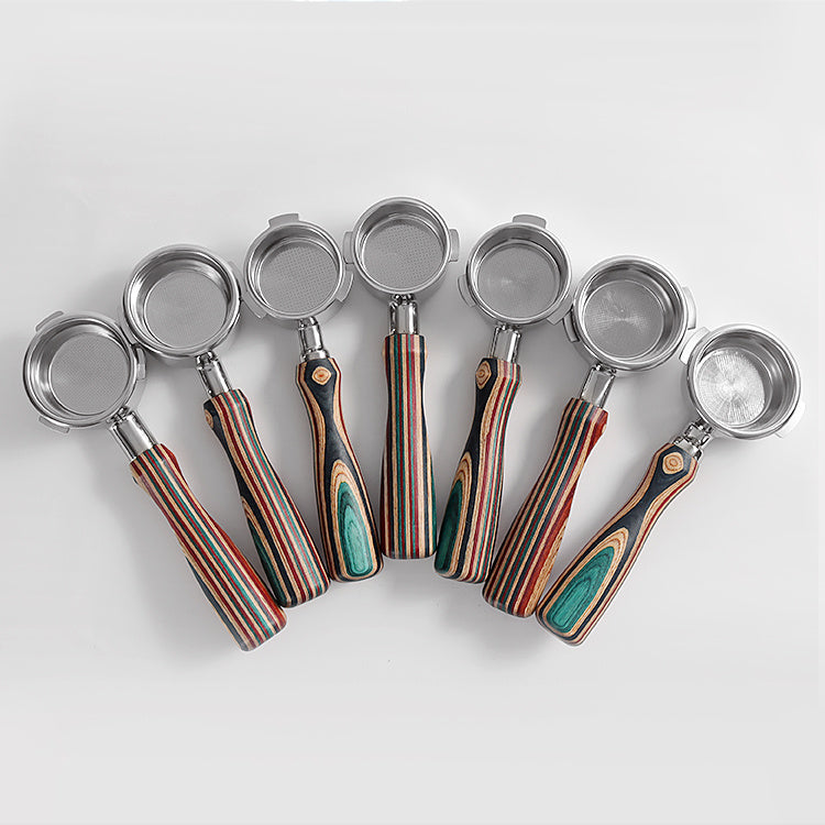 Color Wood Bottomless Portafilter