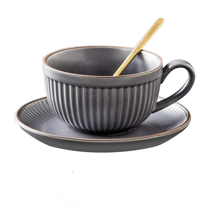 Taza de cerámica vintage para café con leche