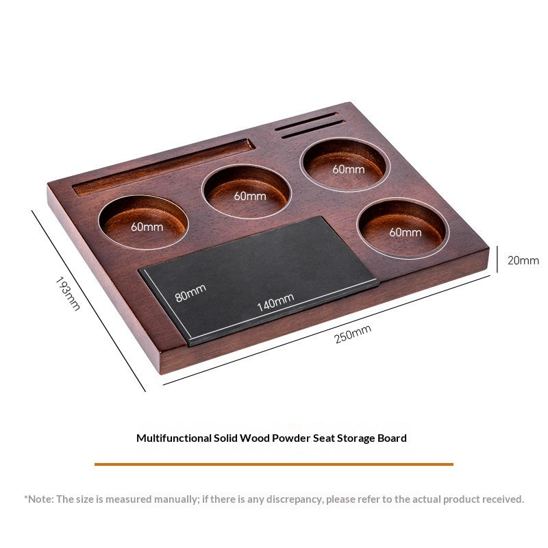 BaristaCraft™ Wooden Espresso Tamper Station