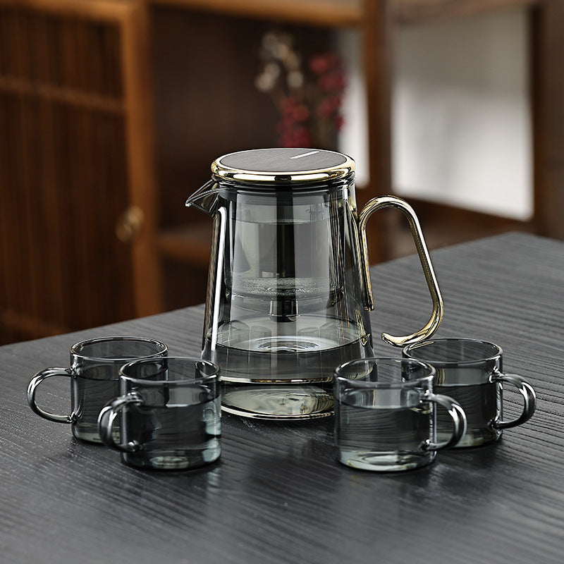 Heat Resistant Glass Magnetic Teapot