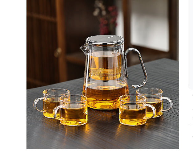 Heat Resistant Glass Magnetic Teapot