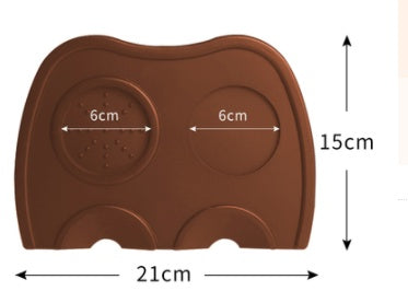 Non-slip Espresso Tamp Mat