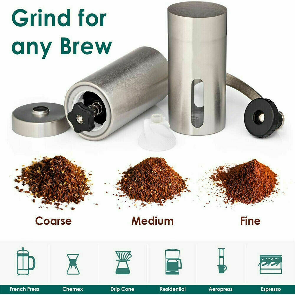 Stainless Steel Manual Coffee Grinder
