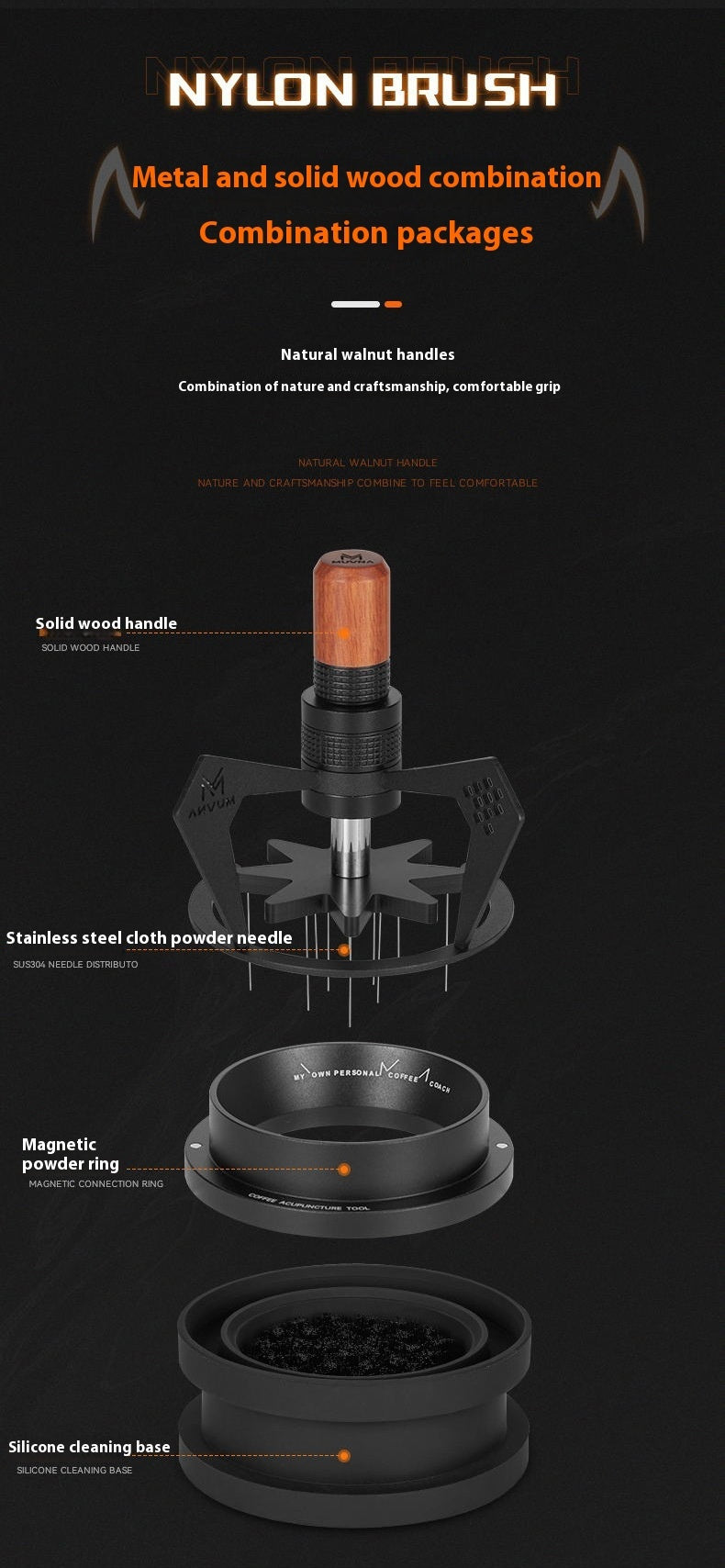 Premium Espresso Distribution Spinning WDT