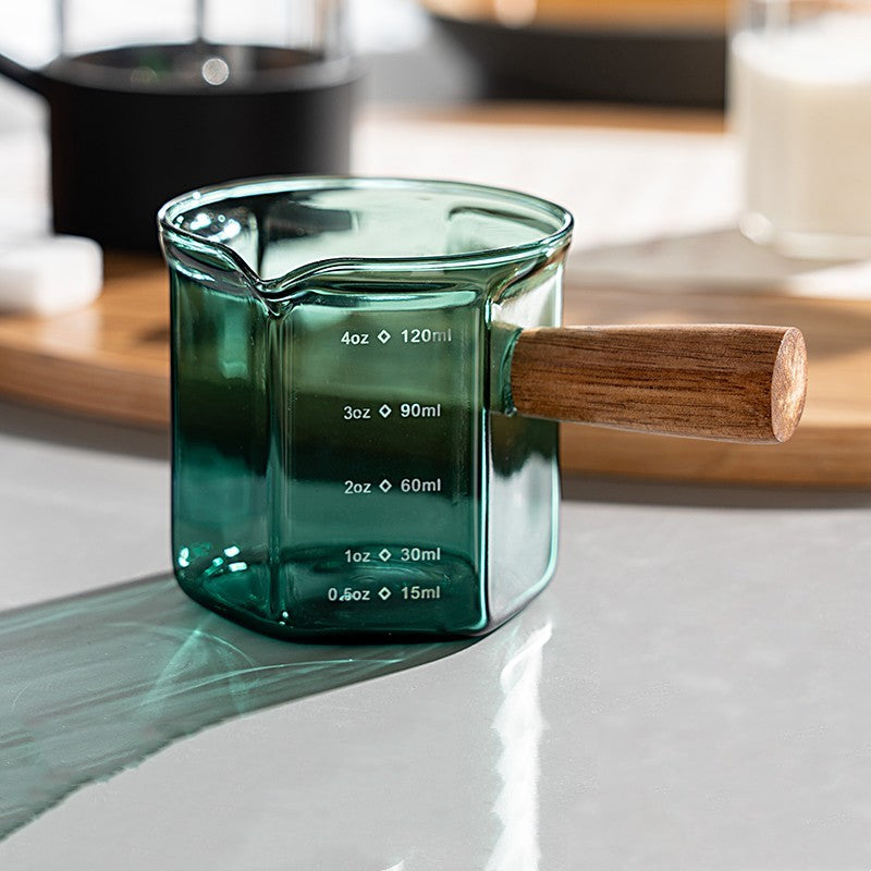 Glass Espresso Scale Cup