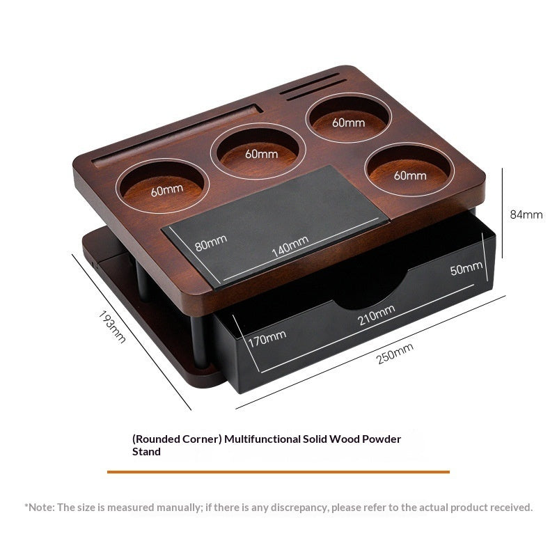BaristaCraft™ Wooden Espresso Tamper Station