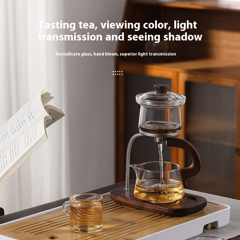 Juego de infusores con mango de madera
