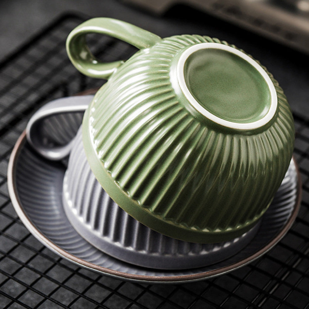 Vintage Ceramic Latte Cup