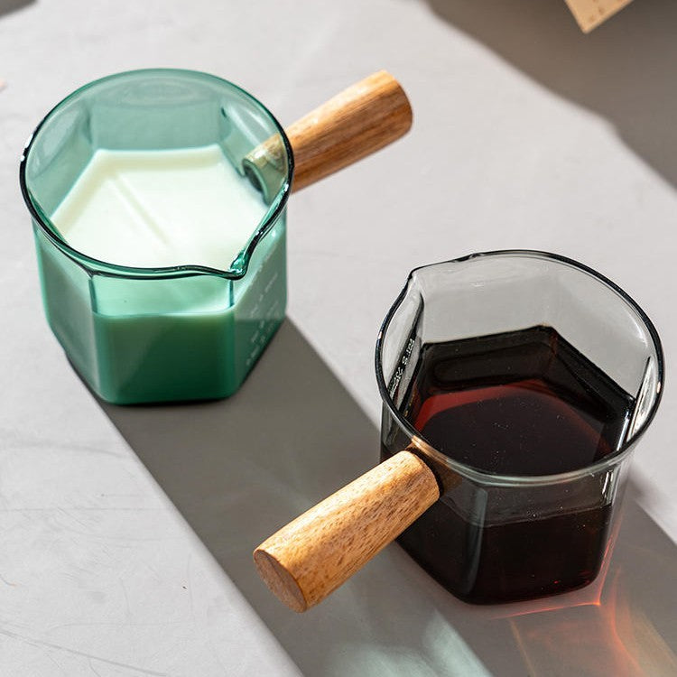 Glass Espresso Scale Cup