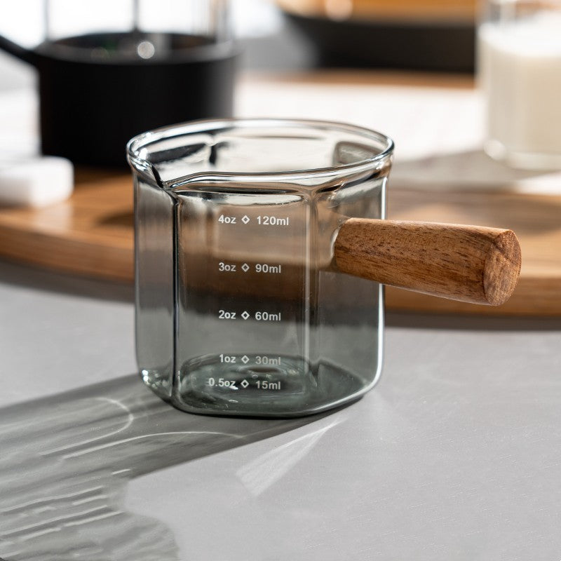 Glass Espresso Scale Cup