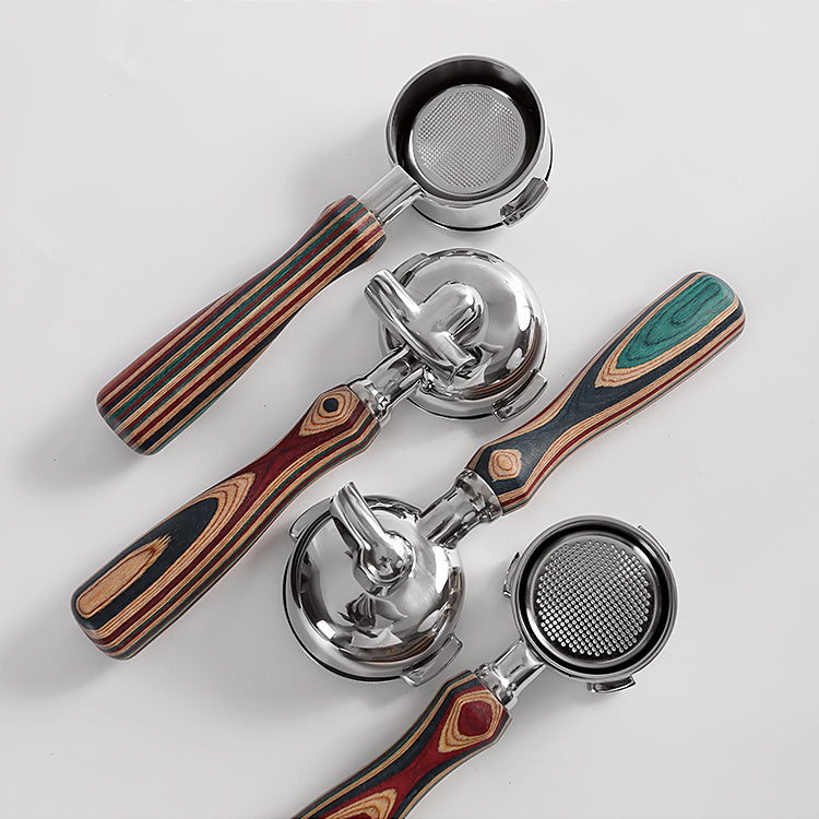 Color Wood Bottomless Portafilter